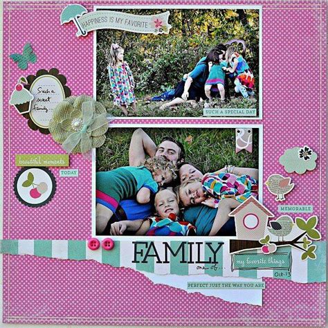 1000+ images about Scrapbook Layouts - Family on Pinterest | Creative ...