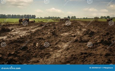 Compost cow poop depic stock image. Image of greenhouse - 305984167