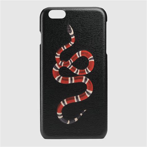 Gucci Snake Print Iphone 6 Plus Case in Black | Lyst