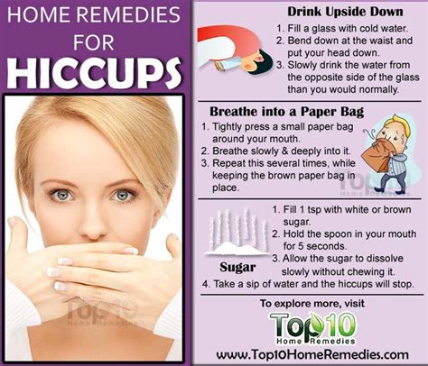 Home Remedies for Hiccups | Top 10 Home Remedies