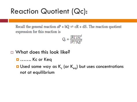 PPT - Reaction Quotient PowerPoint Presentation, free download - ID:5084895