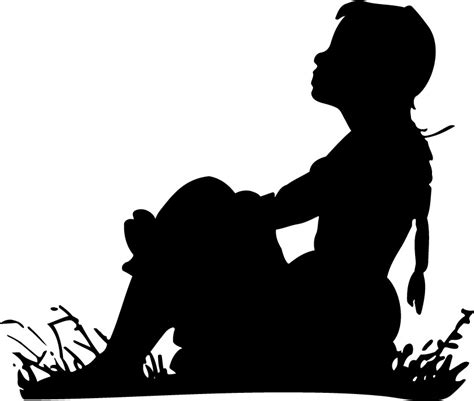 Silhouette Girl Clip Art - Cliparts.co