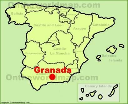 Granada Map | Spain | Maps of Granada