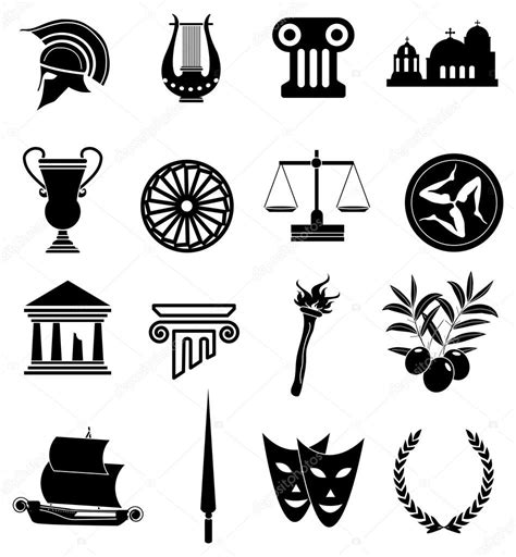 Rome Greek icons set Stock Vector Image by ©sdp_creations #78700496