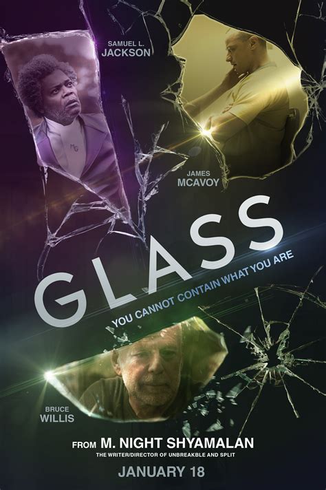 Promotional poster for Glass movie