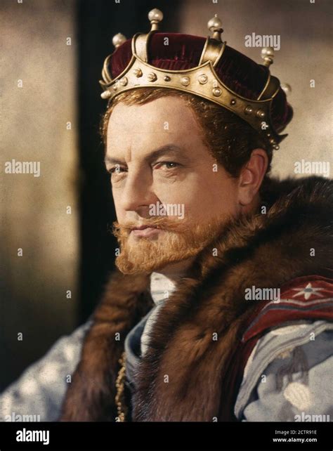 BASIL SYNEY Colour Portrait as Claudius in costume for the Chapel Scene ...