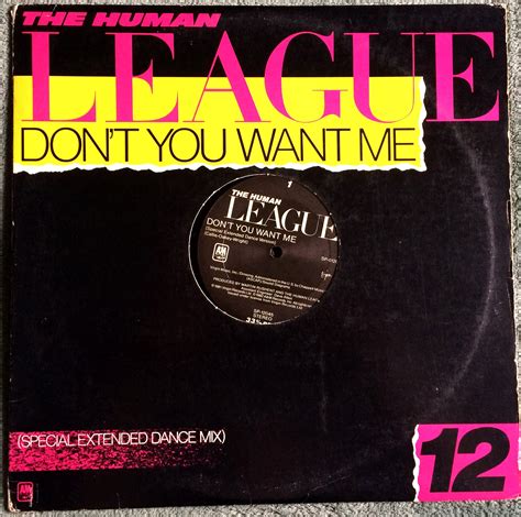 HUMAN LEAGUE Don't You Want Me Baby 1982 12 pulgadas Single Vintage ...