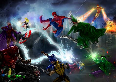 Marvel Heroes Vs Villains 4k Wallpaper,HD Superheroes Wallpapers,4k ...