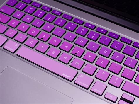 Changing Purple Keyboard Stickers Laptop Keyboard Cover Vinyl | Etsy