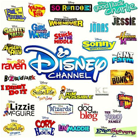 Disney Channel Logos | Disney channel shows, Disney channel, Old disney ...