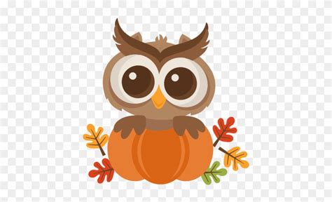 Cute Fall Clipart - Fall Owl Clip Art - Free Transparent PNG Clipart ...