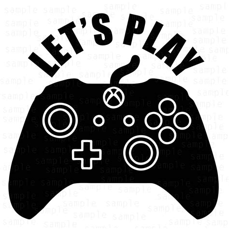 Let's play Xbox Controller svg xbox svg controller svg | Etsy