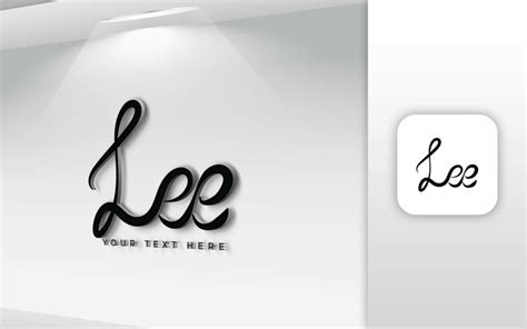 LEE Name Letter Logo Design - Brand Identity