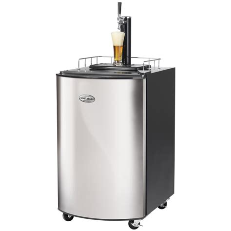 Nostalgia Kegorator Beer Keg Fridge in Stainless Steel-KRS2150 - The ...