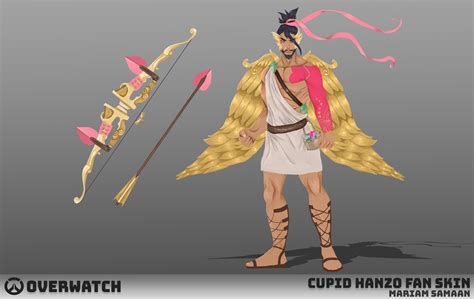 ArtStation - Cupid Hanzo Fan Skin