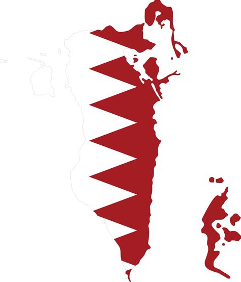 Bahrain flag pin map location 23529913 PNG