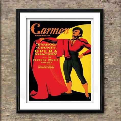 Vintage Carmen Opera Poster Art Print Different Sizes Available - Etsy