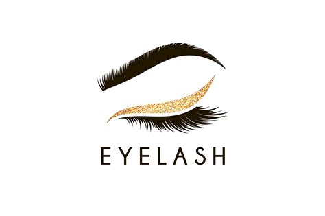 Eye Lash Logo | Eyelash logo, Lashes logo, Makeup logo design