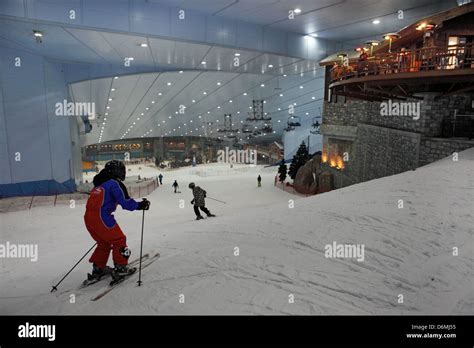 Dubai, United Arab Emirates, Ski Dubai, the indoor ski slope in the ...