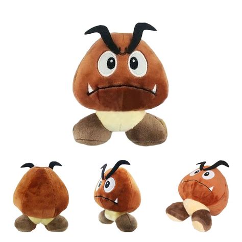 15cm New Super Mario Bros.Sad Goomba Stuffed Plush Doll Toy Mushroom ...