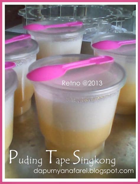 Dapurnya NafaRel: Puding Tape Singkong