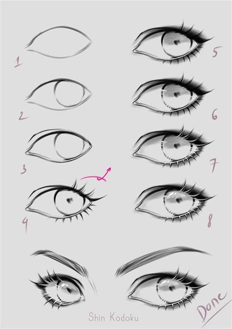 How To Draw Anime Eyelashes