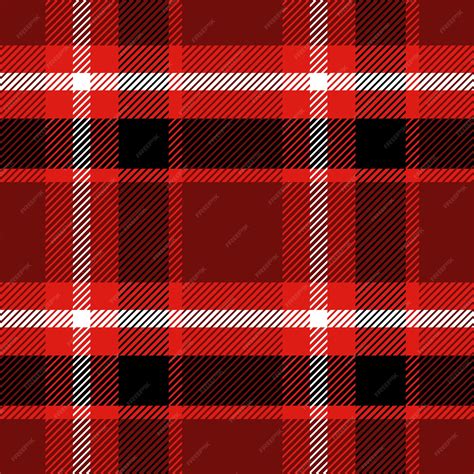 Free Vector | Flat christmas plaid pattern design