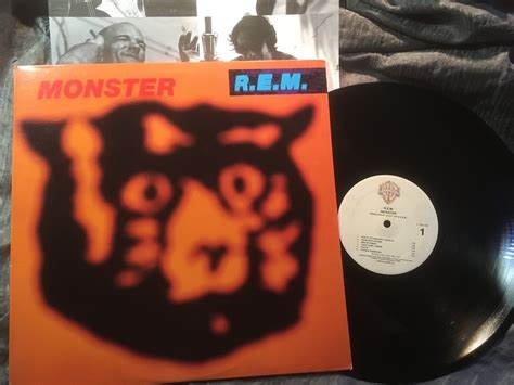 popsike.com - R.E.M. Monster Vinyl Album LP ED1 USA WB 1994 w/Insert ...