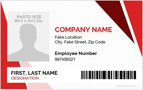 25 Best Employee ID Card Formats in Word | Free Edit & Print