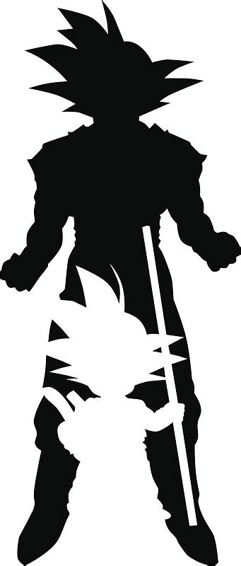 Goku Silhouette at GetDrawings | Free download