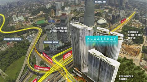 Kl Gateway Mall Lrt / Residensi Kerinchi Bangsar South connected LRT KL ...