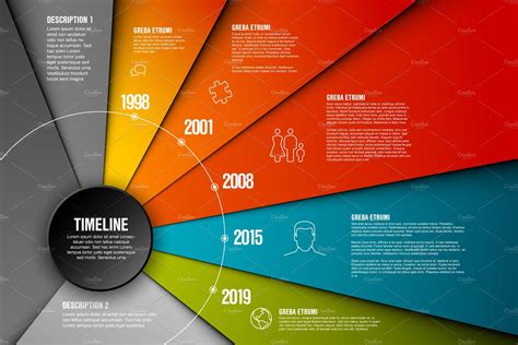 Vector Infographic timeline template