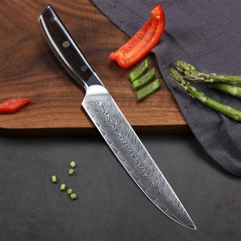 Best Meat Slicing Knives for Retail Damascus Carving Knife Manufacturer