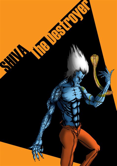 Shiva the destroyer - complete artwork by IronCocoon on DeviantArt