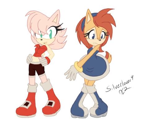 Sally and Amy clothes swap | Sonic heroes, Sonic funny, Sonic