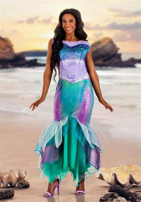 Adult Little Mermaid Live Action Deluxe Ariel Costume