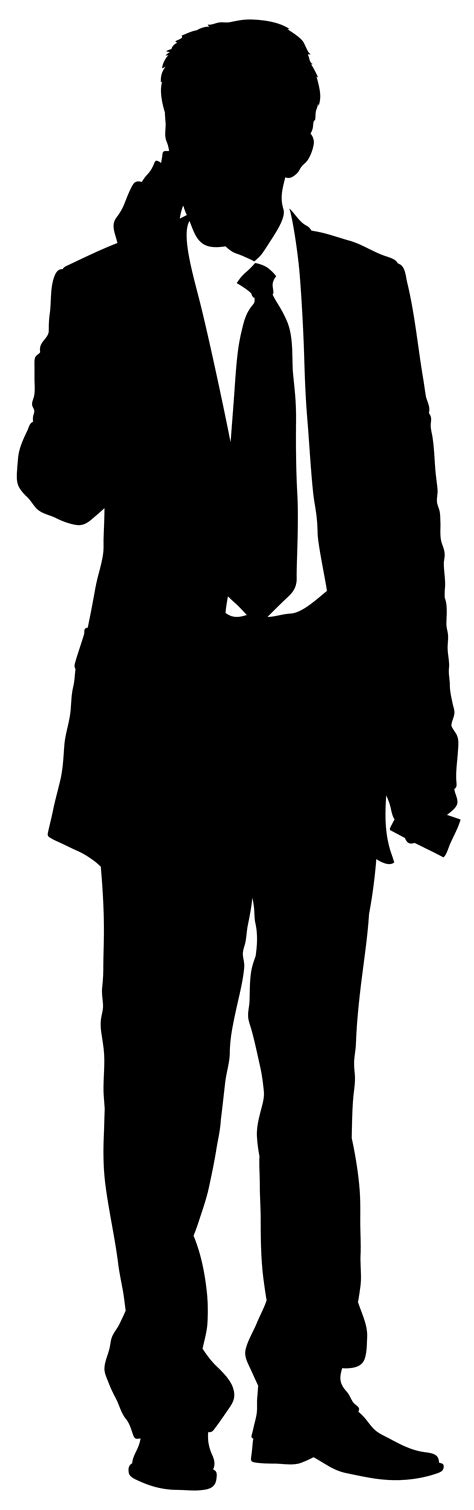 Businessman Silhouette PNG Clip Art Image | Gallery Yopriceville - High ...