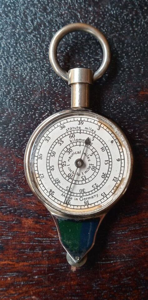 Vintage Map Measure Opisometer - Leather Case - Made in Germany ...