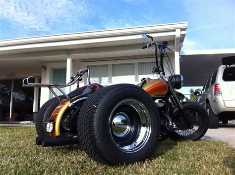 Custom 2003 Honda Shadow Trike Bobber