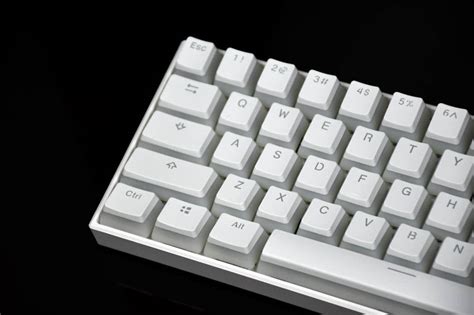 OEM PBT Vanilla Pudding Keycaps White on White – 104 Keys | Flashquark