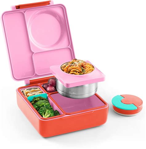 OmieBox Bento Box for Kids - Insulated Lunch Box with Leak Proof ...