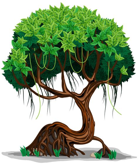 Jungle Trees Clip Art