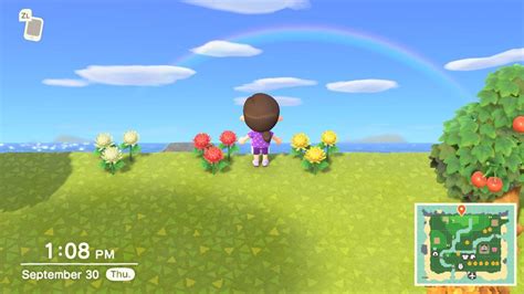 First time seeing a rainbow in animal crossing! : r/AnimalCrossing