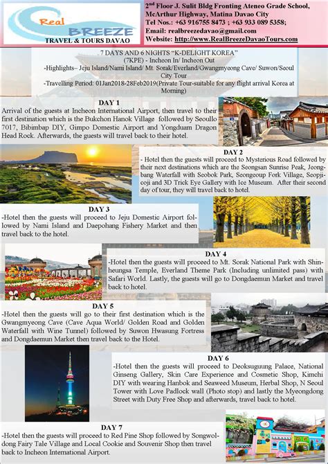 Seoul Korea Tour Package - RealBreeze Davao Tour Packages