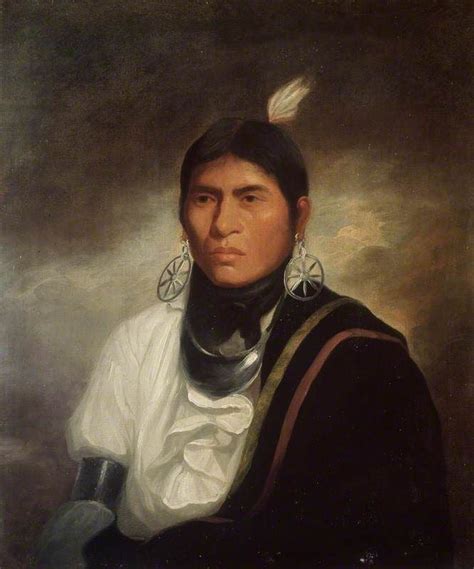 Portrait of a Cherokee Indian Painting | William Hodges Oil Paintings