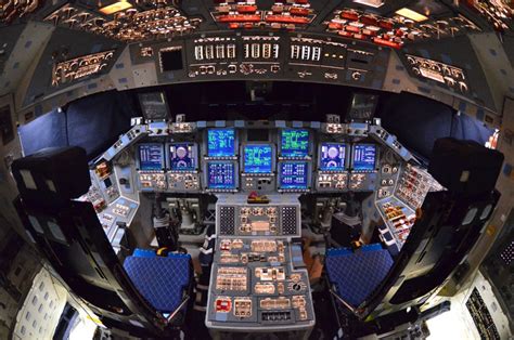 Cockpit of the Space Shuttle Atlantis : space