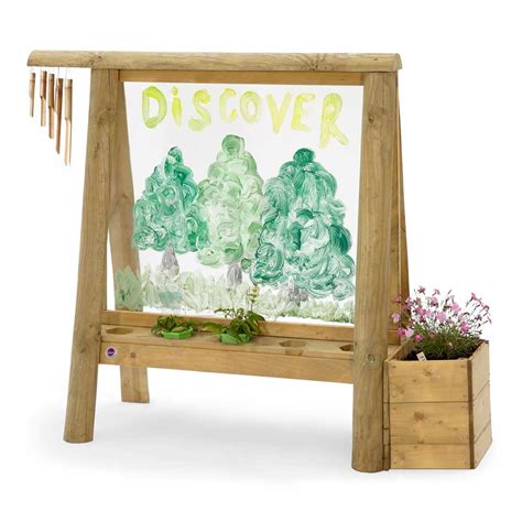 Create & Paint Easel | Natural Outdoor| Outdoor Playground| Art| Art ...