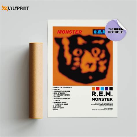 R.E.M. Posters, Monster Poster, REM, Monster, Album Cover Poster ...