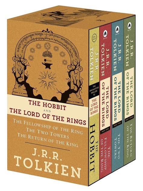 J.R.R. Tolkien 4-Book Boxed Set: The Hobbit and The Lord of the Rings ...