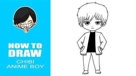 Vẽ Anime Nam Chibi - Cách Vẽ Anime Boy Chibi